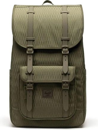 Herschel Little America Backpack - unisex - Rugzakken - Groen - ONE Size - Polyester - Tassen