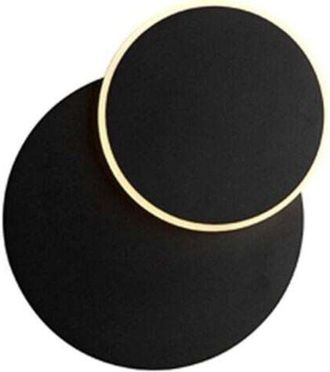OEM Apliques De Pared Interiores De 8w, Color Negro, Con Rotaci&oacute;n De 360&deg; Y Luz Blanca C&aacute;lida De 3000k. Iluminaci&oacute;n Para Sala De Estar, Comedor, Escalera 