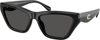 Coach HC8449U CDP33 500287 Womens Sunglasses Black Size 56