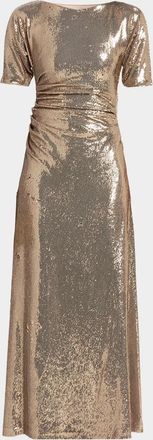 SIMKHAI Coralie Sequined Gown