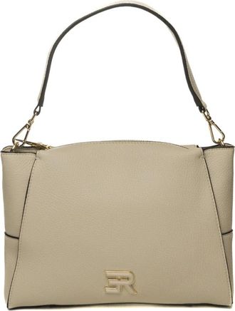 Ermanno Scervino Tassen, Dames, Beige, ONE Size, Leer, Victoria Schoudertas