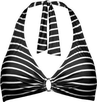 Lidea Line Up Halter Bikini Top Bikini-Top f&uuml;r Damen | schwarz/grau