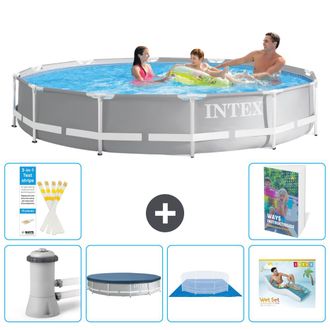 Intex Piscina Prism Frame Redonda - 366x76 Cm - 7-piezas S322