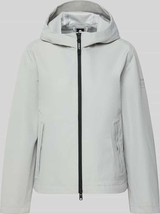 Ecoalf Jacke mit Kapuze und Eingrifftaschen Modell VENU in Hellblau, Gr&ouml;&szlig;e XL