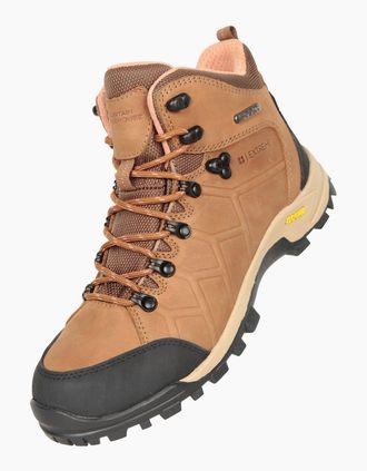 Mountain Warehouse Womens Mountain Warehouse Womens/Ladies Hurricane Extreme Leather IsoGrip Boots - Brown - Size: 8