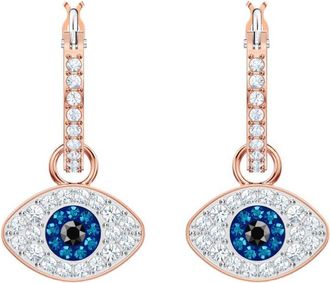 Swarovski Evil Eye Mini Hoop Earrings