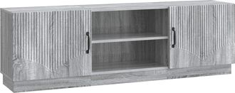 vidaXL Mueble De Tv Gris Sonoma 150 X 31 X 47 Cm Madera De Ingenier&iacute;a Vidaxl