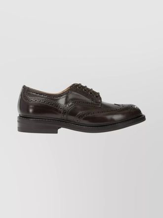 Trickers leather derby shoes
