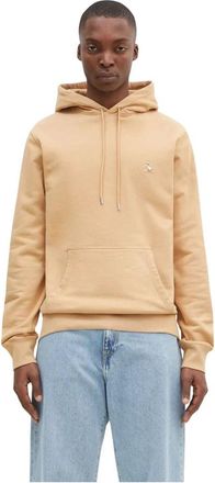 Maison Kitsun&eacute; Chillax Patch Regular Hoodie - Heren - Hoodies - Oranje - XL - Katoen - Hoodies & sweatvesten
