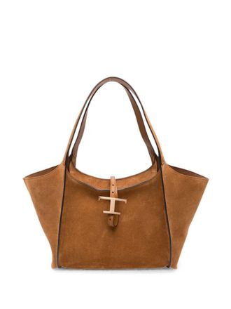 Tod's Tods T Tijdloze kleine leren draagtas