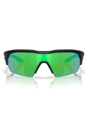 Costa Pilothouse 35mm Sunglasses in Matte Black /Green 580P at Nordstrom