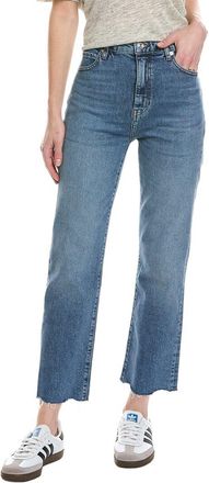 Frame Denim Frame The Ruler Stash Destructed Fray Crop Jean