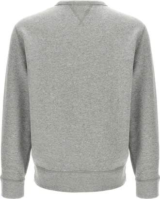 Polo Ralph Lauren Logo-Embroidered Cotton Blend Sweatshirt - Gray