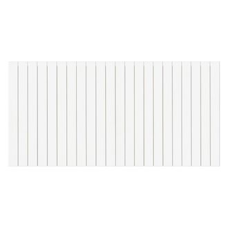 Deco Wood Cabecero de madera maciza en tono blanco de 200x75cm