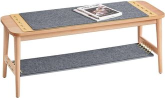 SoBuy Banco Zapatero De Entrada Banco De Almacenamiento Con 1 Estante Color Madera 110 X 37 X 45 Cm Hfsr01-n Sobuy Es