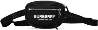 Burberry Pre-owned Belt Bags, male, Black, Size: ONE SIZE Pre-owned Nylon crossbody-bags