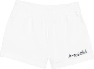 Sporty & Rich Korte Broeken, Dames, Wit, M, Short Shorts