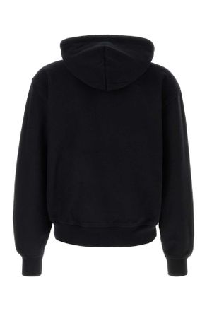 Burberry Mens Black Cotton Blend Sweatshirt Exterior: Polyester Felpe