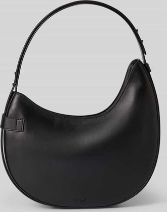 Lauren Ralph Lauren Hand Bag aus echtem Rindsleder mit Logo-Applikation in Black, Größe 1