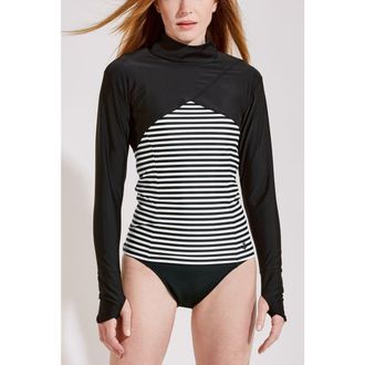 Coolibar Womens Swim Shrug - UPF 50+ Sun Protection - Kaycos in Black at Nordstrom, Size Xx-Large