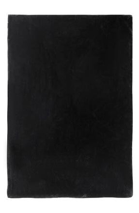 Lucky Brand Faux Fur Throw in Black at Nordstrom Rack