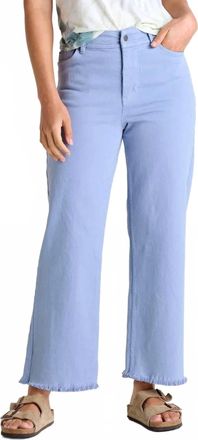 Toad & Co Balsam Seeded Cutoff Pants In Weathered Blue