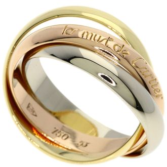 Cartier Yellow Gold (18K) Pink Gold (18K) White Gold (18K) Band Ring (Pre-Owned)