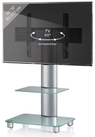 ebuy24 Ruedas De Soporte De Tv Soporte De Tv Tosal 100x60xx44 - Vcm