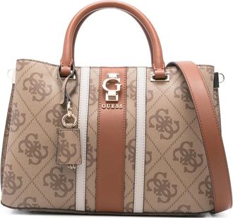 Guess Co Shopper met monogram-print - Beige