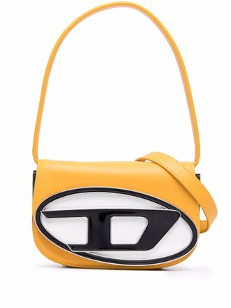 Diesel 1DR leather shoulder bag - women - Calf Leather - OS - Yellow
