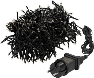 Koopman Ecd Germany Guirnalda Luminosa 8,5m 1152 Led Blanco C&aacute;lido Para Interior Y Exterior, Cadena De Luces Navide&ntilde;a En Racimo Con Temporizador Y 8 Modos De 