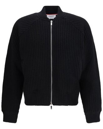 Thom Browne Knit Wool Bomber Jacket