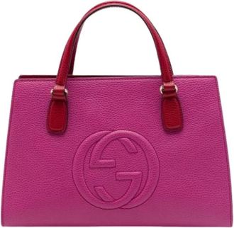 Gucci Pre-owned Soho Satchel - - Pre-owned - Donna - Rosa - ONE SIZE