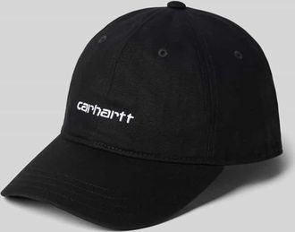 Carhartt Work in Progress Cap mit Label-Stitching in Black, Gr&ouml;&szlig;e 1