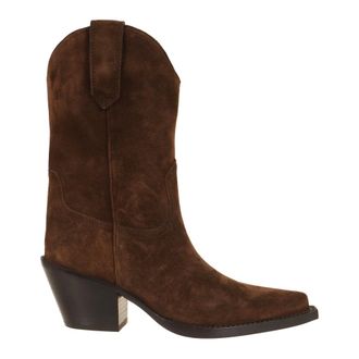 PARIS TEXAS Cowboy Boots, female, Brown, Size: 9 US Dakota Midcalf Boot 60