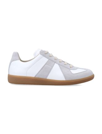 Maison Margiela Replica Leather Suede Vintage Low-Top Sneakers
