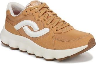 Ryk&auml; PodFlow Retro Walking Sneaker in Yellow Oak at Nordstrom, Size 8.5