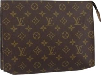 Louis Vuitton Pre-owned Clutches, female, Brown, Size: ONE SIZE Pre-owned Vintage Clutch
