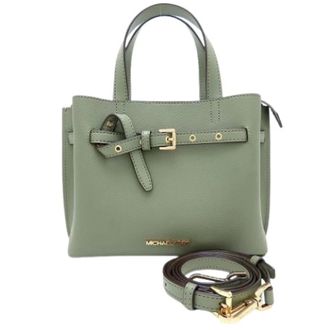 Michael Kors Pre-owned Mini Bags, female, Green, Size: ONE SIZE Pre-owned Mini Leather Shoulder Bag
