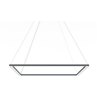 Lumicom Frame Sospensione, strip led, 70W/m, 4000K, metallo, antracite, L90cm - Lumicom