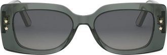 Dior Sunglasses Diorpacific S1 U 55 A1 Green/Grey Women