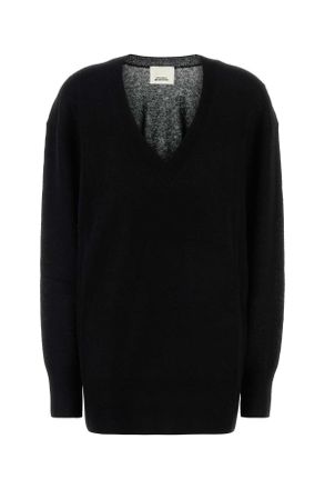 Isabel Marant Isabel Marant Black Silk Blend Larana Sweater