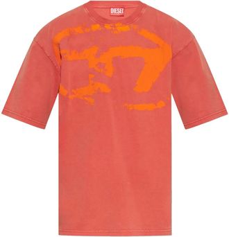 Diesel T-Boxt-R21 T-shirt - men - Cotton/Polyamide - M - Orange