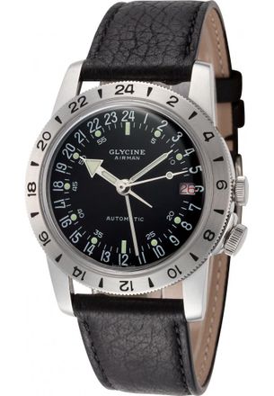 Glycine GL0370 Mens Airman Watch - Silver - One Size