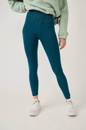 Free People Movement Good Karma Leggings In Evergreen