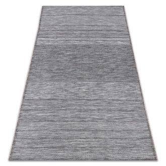 RugsX Rugsx - Alfombra De Cuerda Sisal Loft 21108 L&iacute;neas Gris / Marfil / Plata Grey 160x230 Cm