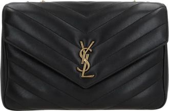Saint Laurent Loulou Grote Tas - Dames - Tassen - Zwart - Maat: ONE Size