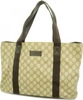 Gucci Brown Pvc Tote Bag (Pre-Owned)