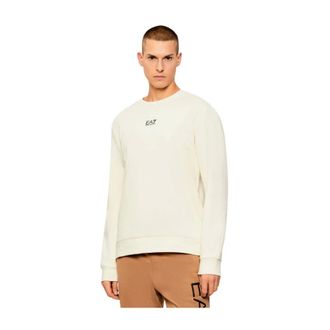 Emporio Armani Emporio Armani Ea7, Heren, Sweatshirts & Hoodies, Beige, Maat: 2XL Katoen