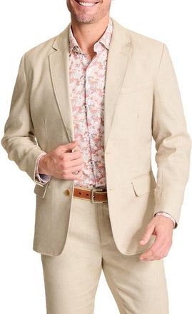 Tommy Bahama Latigo Beach Linen Blend Sport Coat in Stone Khaki at Nordstrom, Size Xx-Large
